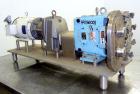 Used Waukesha Universal Rotary Positive Displacement Pump, Model 130, 316 Stainless Steel. Approximately 130 gallons per minute at 100 psi at 600 rpm capacity, 0.254 gallon displacement per revolutio...