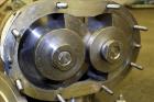 Used Waukesha Universal Rotary Positive Displacement Pump, Model 130, 316 Stainless Steel. Approximately 130 gallons per minute at 100 psi at 600 rpm capacity, (0.254) gallon displacement per revolut...