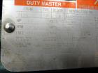 Used Waukesha Horizontal Rotary Positive Displacement Pump, Model 130, 316 Stai