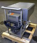Used Waukesha Rotary Positive Displacement Pump, Model 15, 316 Stainless Steel. Approximately 9 gallons per minute at 200 psi at 700 rpm capacity, (.014) gallon displacement per revolution. 1-1/2