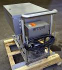 Used Waukesha Rotary Positive Displacement Pump, Model 15, 316 Stainless Steel. Approximately 9 gallons per minute at 200 psi at 700 rpm capacity, (.014) gallon displacement per revolution. 1-1/2