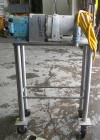 Used Waukesha Rotary Positive Displacement Pump, model 15, 316 stainless steel. Approximate 10 gallons per minute capacity, .013 gallon displacement per revolution. 1-1/2