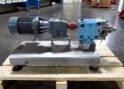 Used Waukesha Rotary Lobe Pump, Model 018, Stainless Steel. 1.5