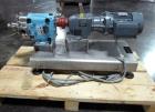 Used Waukesha Rotary Lobe Pump, Model 018, Stainless Steel. 1.5