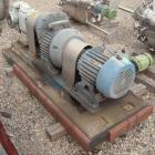 Used- Waukesha Rotary Positive Displacement Pump, model 200, 316 stainless steel. Approximate capacity 260 gallons per minut...