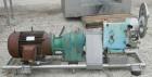 Used Waukesha Universal Rotary Positive Displacement Pump, Model 220, 316 stainless steel. Approximately 260 gallons per minute at 100 psi at 600 rpm capacity, .522 gallon displacement per revolution...