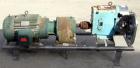 Used Waukesha Rotary Positive Displacement Pump, Model 220, 316 Stainless Steel. Approximate capacity 260 gallons per minute, (.50) gallon displacement per revolution. 3-7/8