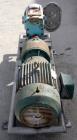 Used Waukesha Rotary Positive Displacement Pump, Model 220, 316 Stainless Steel. Approximate capacity 260 gallons per minute, (.50) gallon displacement per revolution. 3-7/8
