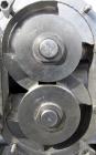 Used Waukesha Rotary Positive Displacement Pump, Model 220, 316 Stainless Steel. Approximate capacity 260 gallons per minute, (.50) gallon displacement per revolution. 3-7/8