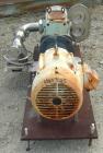 Used Waukesha Universal Rotary Positive Displacement Pump, model 220, 17-4 PH stainless steel. Approximately 260 gallons per minute at 100 psi at 600 rpm capacity, .522 gallon displacement per revolu...