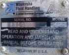 Used Stainless Steel Waukesha Positive Displacement Pump, model 220