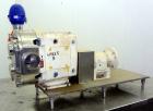 Used Waukesha Universal Rotary Positive Displacement Pump, Model 220, 316 Stainless Steel. Approximately 260 gallons per minute at 100 psi at 600 rpm capacity, (0.522) gallon displacement per revolut...