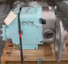 Used Waukesha Universal Rotary Positive Displacement Pump, Model 220, 316 Stainless Steel. Approximately 260 gallons per minute at 100 psi at 600 rpm capacity, .522 gallon displacement per revolution...