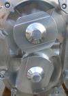 Used Waukesha Rotary Positive Displacement Pump, Model 222, 316 Stainless Steel. Approximately 260 gallons per minute, (.50) gallon displacement per revolution. 4