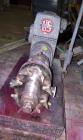 Used- Waukesha rotary positive displacement pump, model 25, stainless steel. Approximately 25 gallons per minute capacity, (...