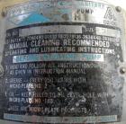 Used Waukesha Sanitary Positive Displacement Pump, model 25, 316 stainless steel.Approximate capacity .060 gallons per revolution, 25 gallons per minute. 1 1/2