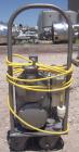 Used Waukesha Rotary Positive Displacement Pump, Model 030, 316 Stainless Steel. Approximately 36 gallons per minute at 100 psi at 600 rpm capacity, .06 gallon displacement per revolution. 1 1/2
