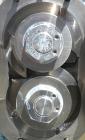 Used Waukesha Rotary Positive Displacement Pump, Model 30, 316 Stainless Steel. Approximately 36 gallons per minute at 100 psi at 600 rpm capacity, .06 gallon displacement per revolution. 1-1/2