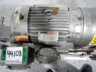 Used Stainless Steel Waukesha rotary lobe pump, model 30,