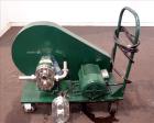 Used Waukesha Rotary Positive Displacement Pump, Model 030, 316 Stainless Steel. Approximately 36 gallons per minute at 100 psi at 600 rpm capacity. 2
