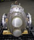 Used Waukesha Rotary Positive Displacement Pump, Model 320, Stainless Steel.