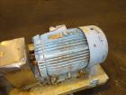 Used Waukesha Rotary Positive Displacement Pump, Model 320, 316 Stainless Steel. Approximately 450 gallons per minute at 200 psi at 600 rpm capacity, (0.754) gallon displacement per revolution. 6
