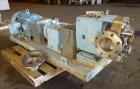 Used Waukesha Rotary Positive Displacement Pump, Model 320, 316 Stainless Steel