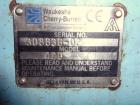 Used Waukesha Rotary Positive Displacement Pump, model 420, 316 stainless steel. Approximately 640 gallons per minute at 200 psi, 1.62 gallon displacement per revolution. 6