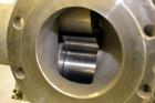 Unused- Waukesha Universal Industrial Rotary Positive Displacement Pump Head Only, Model 5080, 316 Stainless Steel. Approximately 450 gallons per minute at 200 psi at 600 rpm.  0.75 Gallons displacem...