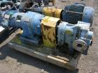 Used- Waukesha Rotary Lobe Pump, Model 55I, stainless steel construction, 2