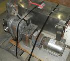 Used Stainless Steel Waukesha Vertical Rotary Positive Displacement Pump, Model 55