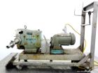 Used Stainless Steel Waukesha Rotary Positive Displacement Pump, Model 60