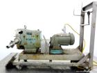 Used- Stainless Steel Waukesha Rotary Positive Displacement Pump, Model 60