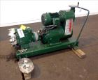 Used Stainless Steel Waukesha Rotary Positive Displacement Pump, Model 60