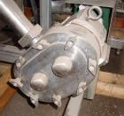 USED: Waukesha Cherry Burrell rotary positive displacement pump, model 60, stainless steel. 2-1/2