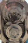Used Waukesha Rotary Positive Displacement Pump, Model AP-030, 316 Stainless Steel. Approximately 36 gallons per minute at 100 psi at 600 rpm capacity, .06 gallon displacement per revolution. 1-1/2