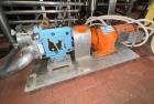 Used-Waukesha Stainless Steel Positive Displacement Pump, Model 130