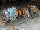 Used-Waukesha Stainless Steel Positive Displacement Pump, Model 060