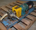 Used- Stainless Steel Zenith Series 9000 Gear Pump, Model 6180906001,