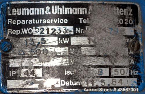 Used Bornemann Progressive Cavity Pump, Model EP 280.3