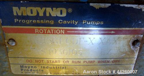 Used Carbon Steel Moyno 2000 G1 Progressing Cavity Pump, Model 4H115G1 CDF-X XAX