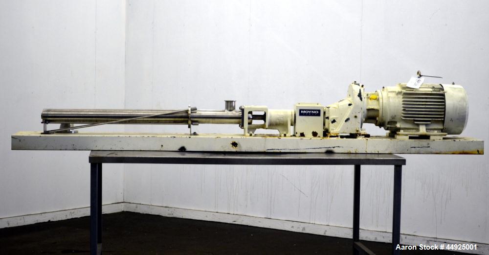 Used Moyno Sanitary Processing Cavity Pump, Model Frame FB4E, Type SSB, Trim FAA