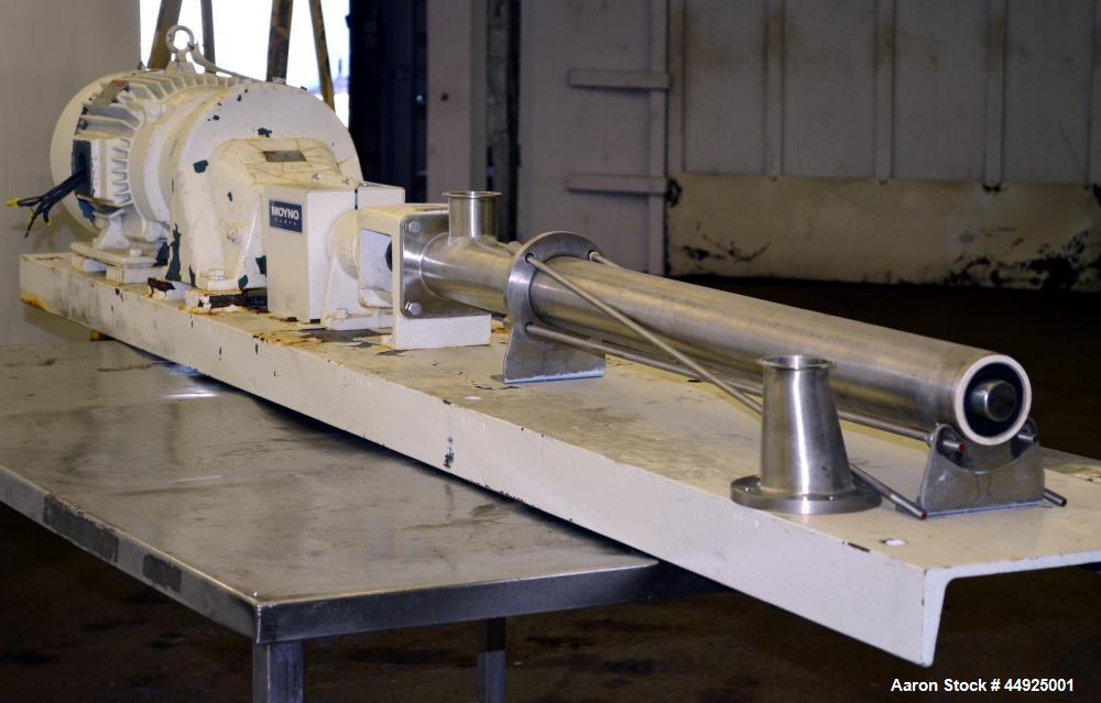 Used Moyno Sanitary Processing Cavity Pump, Model Frame FB4E, Type SSB, Trim FAA