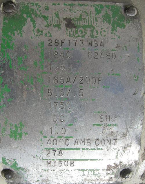Used:  Moyno Sanitary Pump, Type SSQ, 316 Stainless Steel.  Rated 5 gallons per minute per 100 rpm.   Driven by a 1.5 hp, 1750 rpm motor.  Mounted on a stainless steel frame on casters.  Includes a c...