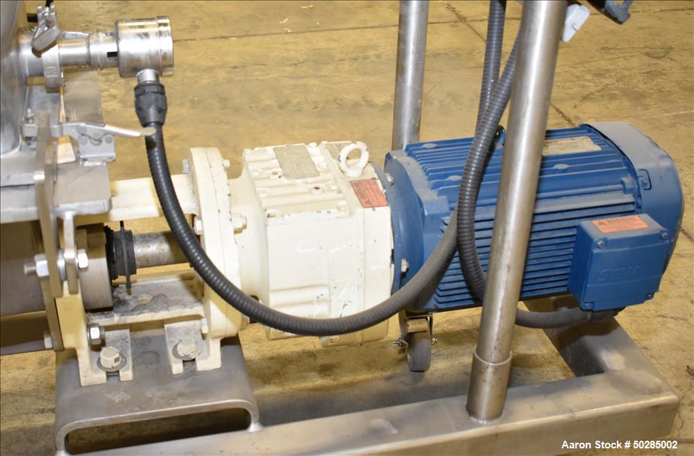 Used Moyno Systems Stainless Steel Pump with Loading Bin.