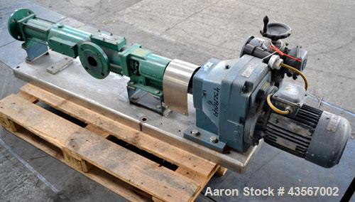 Used Netzsch Progressive Cavity Pump, Type 2NE15A