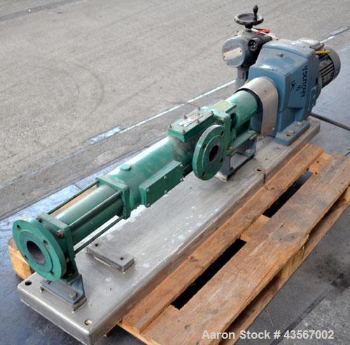 Used Netzsch Progressive Cavity Pump, Type 2NE15A