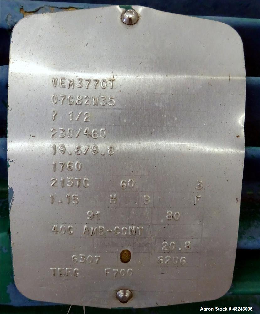 Used Netzsch NESP Series Progressive Cavity Pump, Model 2NESP60A.