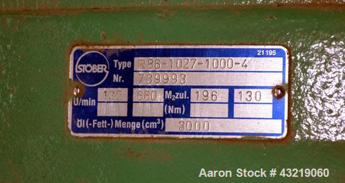 Used Netzsch Progressive Cavity Pump, Type NE60A. 4’’ Inlet, 4’’ outl