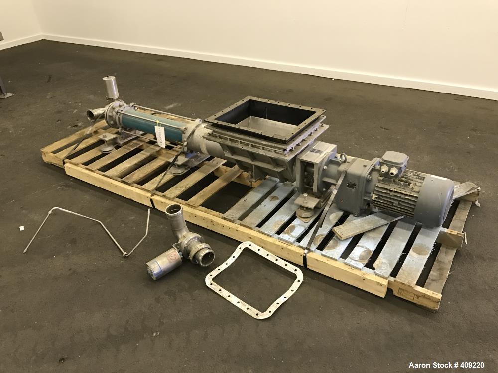 Used Netzsch Progressive Cavity Pump, Model NM063BO02S12B, 316 Stainless Steel.